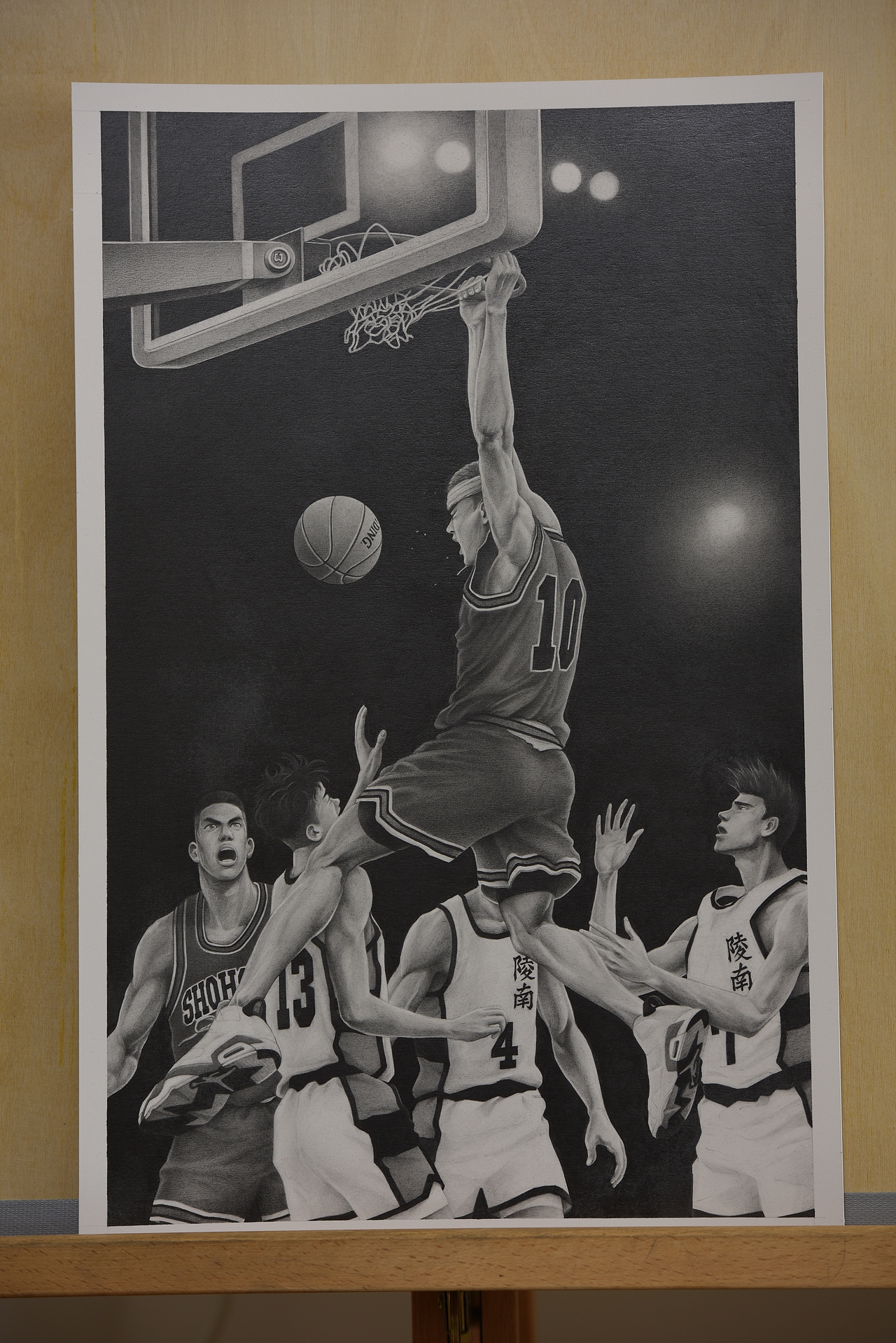 灌篮高手经典一刻 素描还原