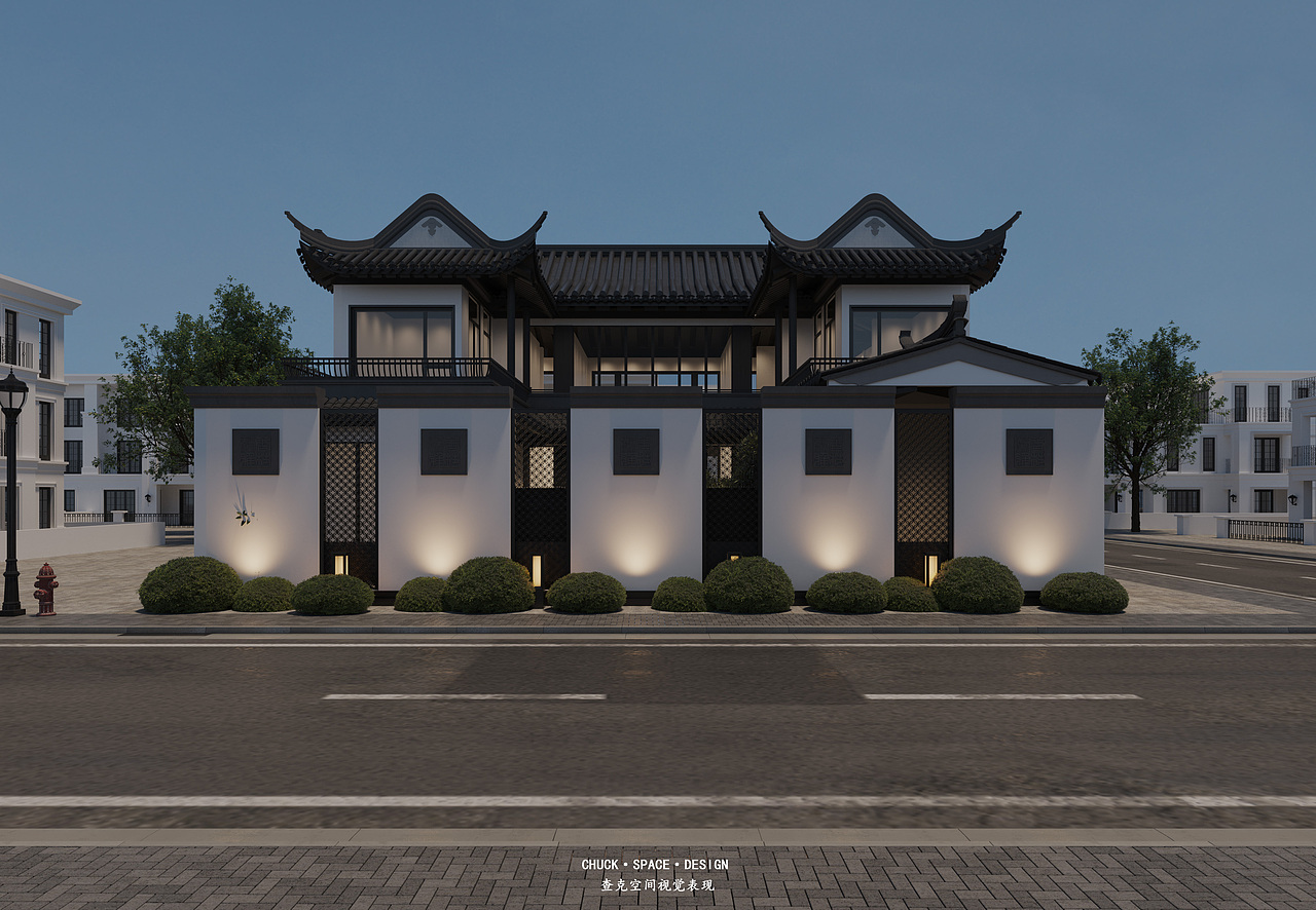 潮汕古建民居（图ZMzU0NTk0NDgw） - 家装设计 - 站酷设计师查克空间视觉表现原创素材 - 站酷ZCOOL