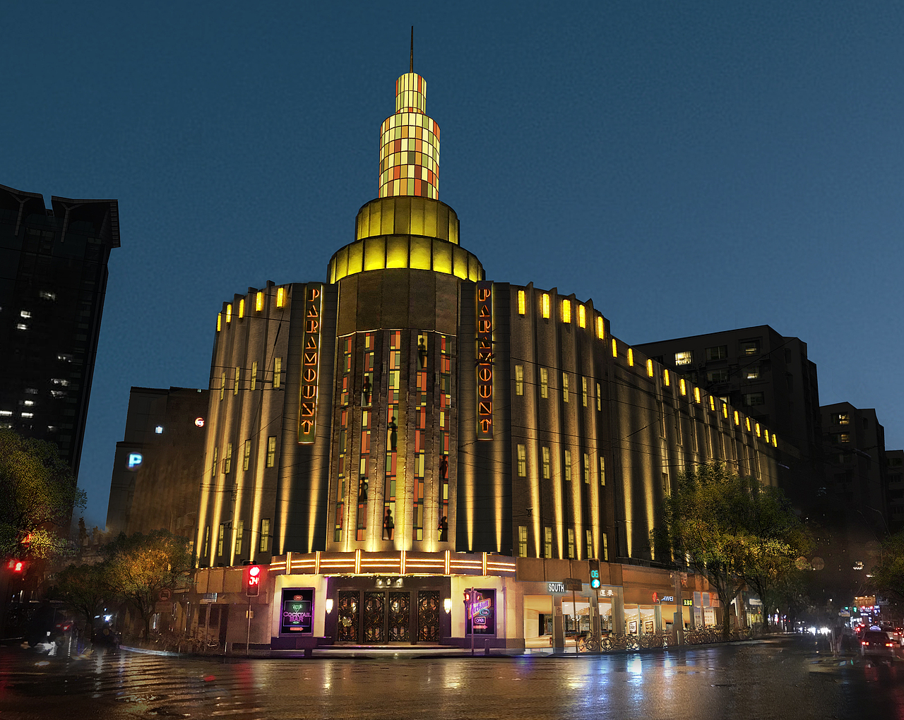 室外景观和建筑照明