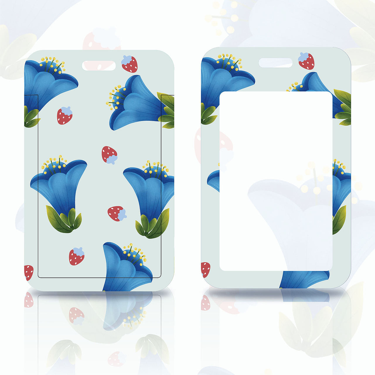 花朵手机壳卡套