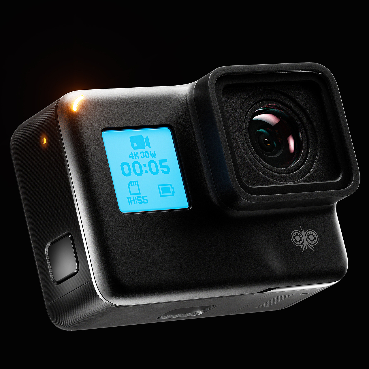 露营手持风扇渲染图