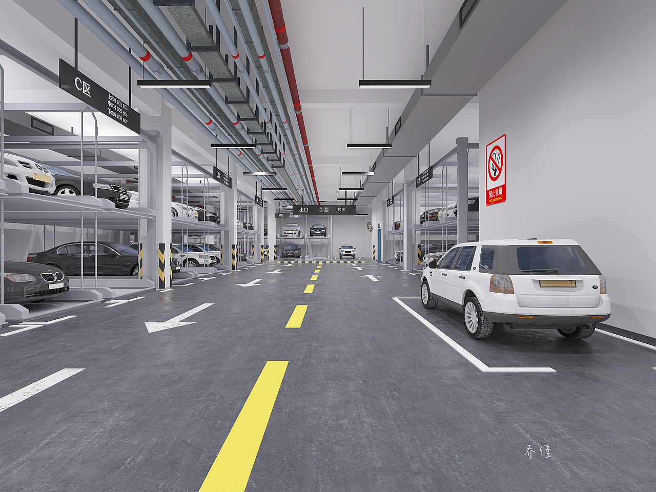 工装丨停车场