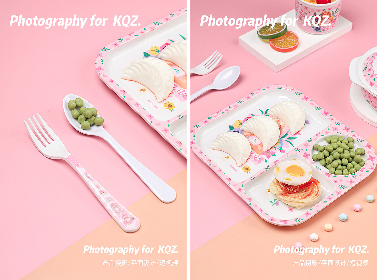 儿童碗静物/儿童餐具/卡纸风静物拍摄/糖果色（图ZMzMxMzg4NTE2） - 产品摄影 - 站酷设计师candykids原创素材 - 站酷ZCOOL