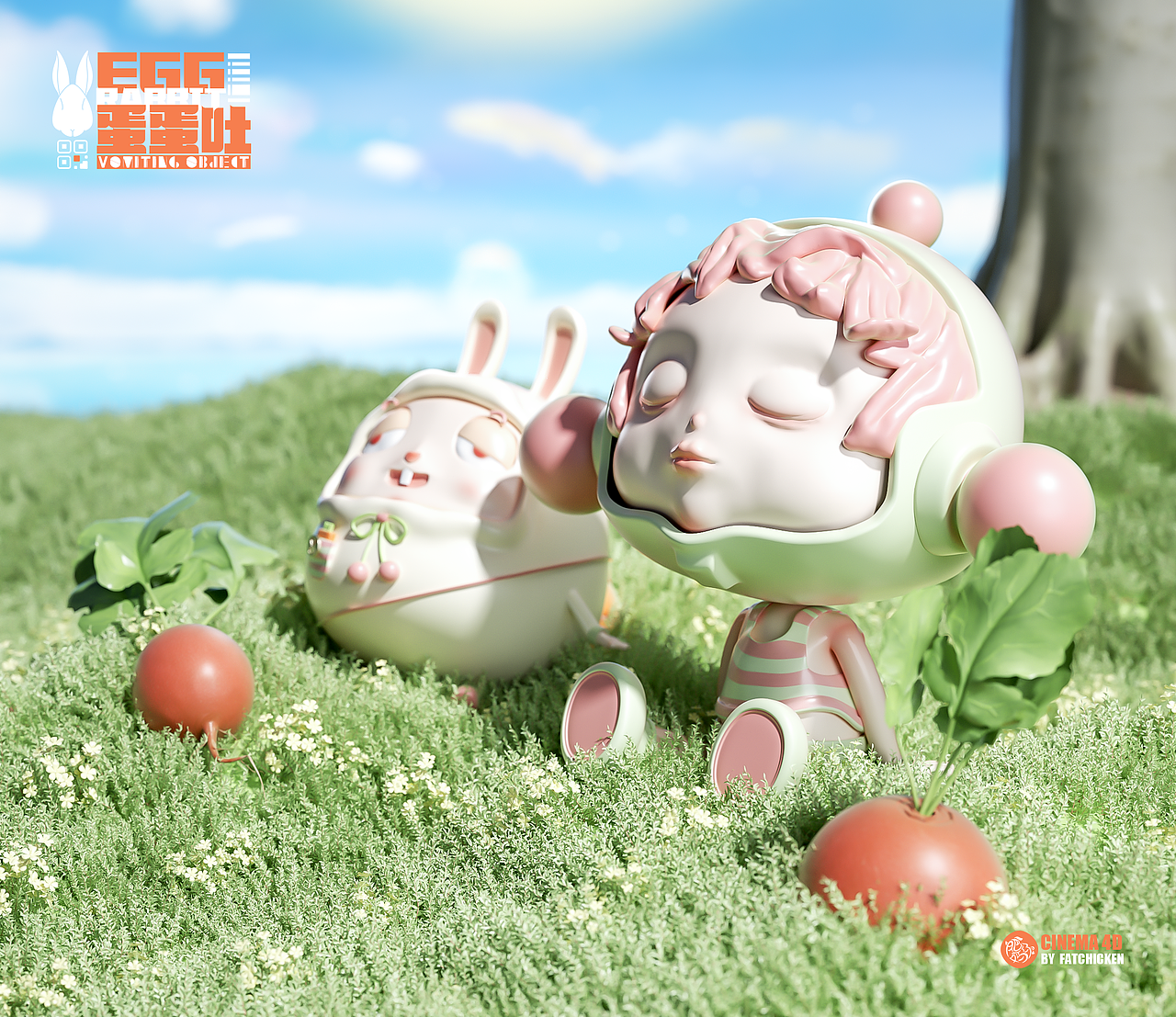 蛋蛋吐迷妹系列手办（图ZMzI2MDA5NTA4） - 产品 - 站酷设计师肥鸡仔26原创素材 - 站酷ZCOOL