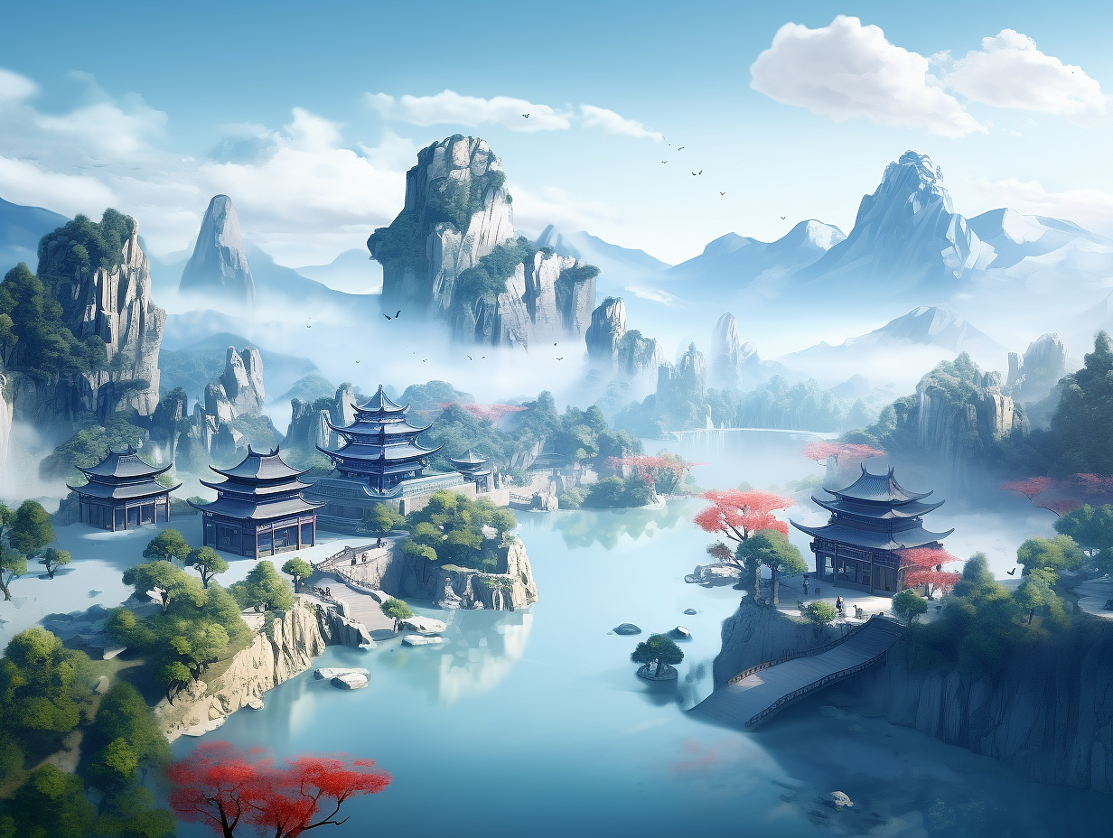 3d山水壁纸