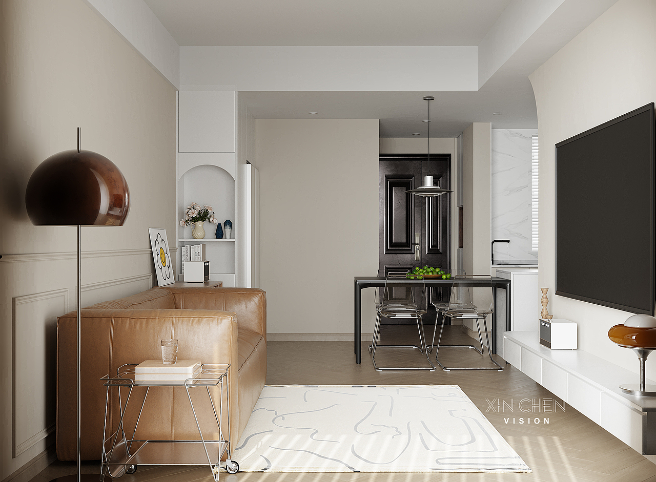 现代客餐厅（图ZMzA2MjQ1MjEy） - 家装设计 - 站酷设计师XINCHENvision原创素材 - 站酷ZCOOL