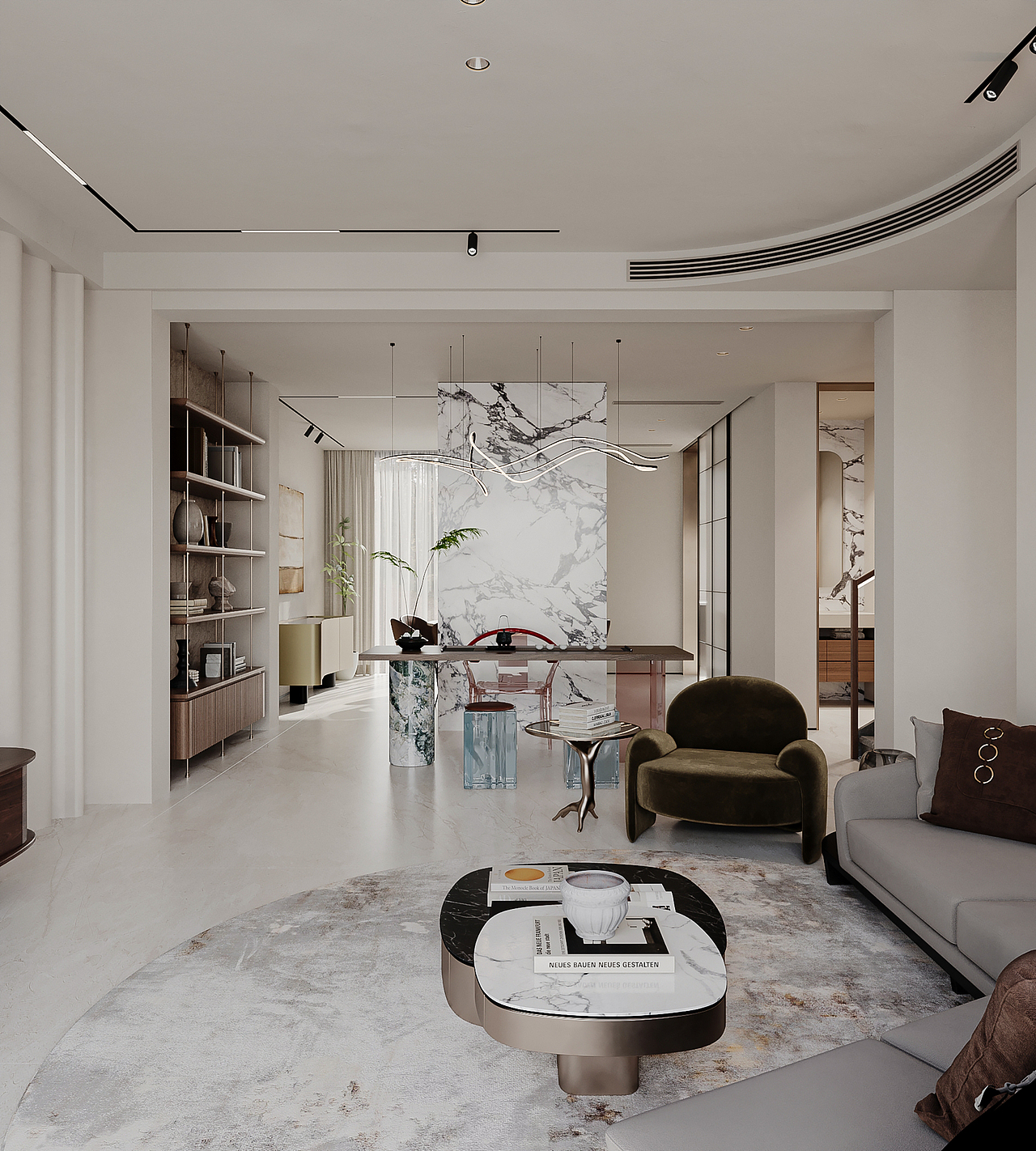 奶油轻奢效果图制作