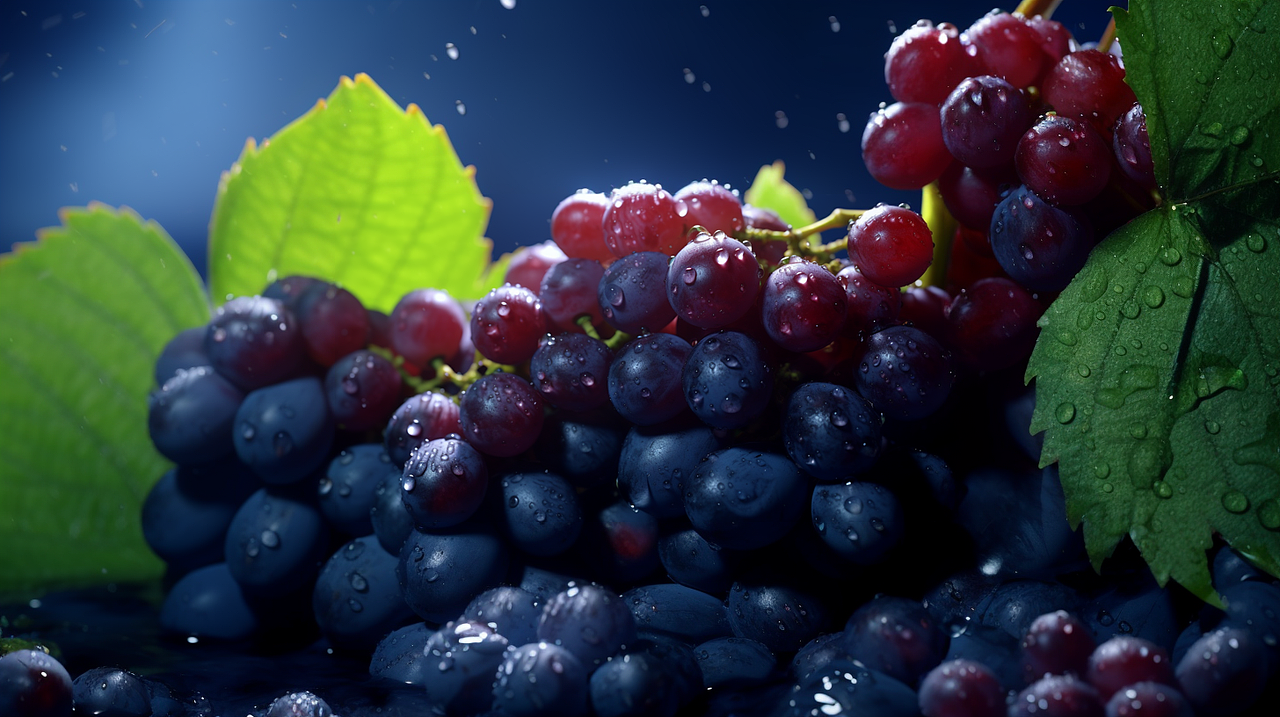 水果系列之葡萄(midjourney生成)