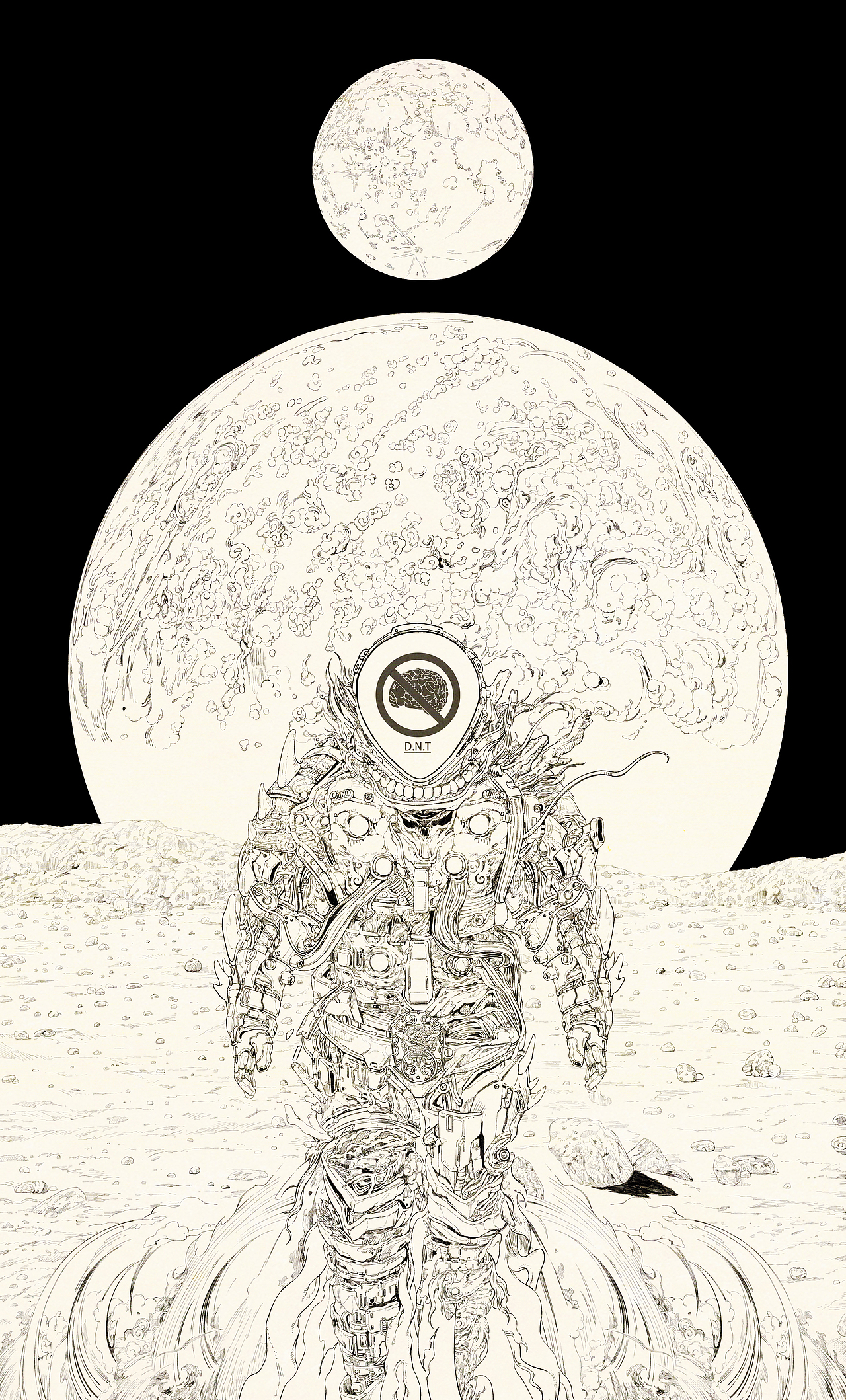 D.N.T/停止思考-陸（图ZMzA0NjUyOTA4） - 新锐潮流插画 - 站酷设计师GuangYuanYU原创素材 - 站酷ZCOOL