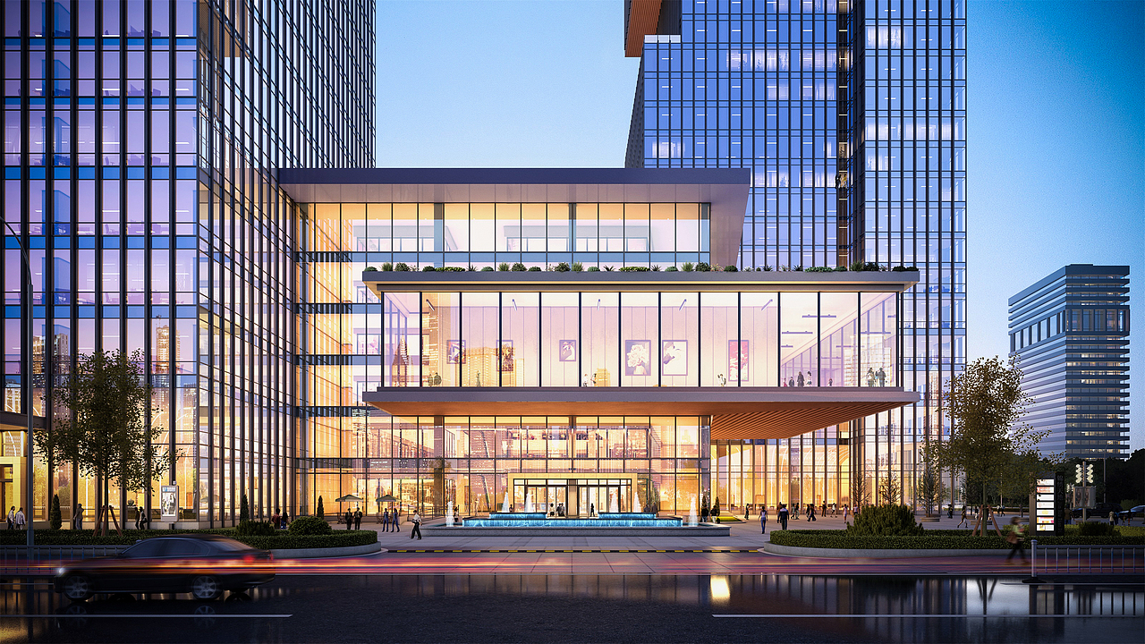 上海某高层建筑表现（图ZMzEwNDAyODky） - 建筑/空间 - 站酷设计师一丨丿丶乛乚亅原创素材 - 站酷ZCOOL
