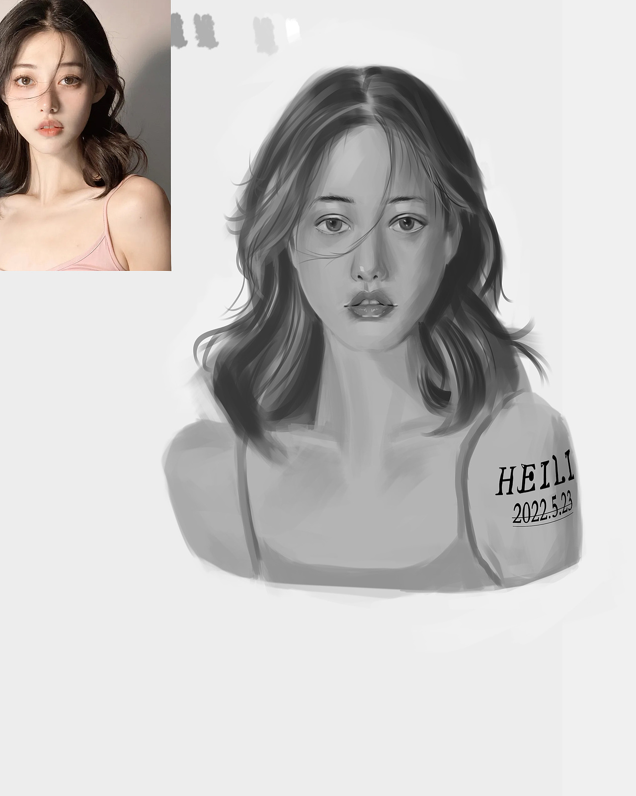 第一次完整头像写生,不喜勿喷哦