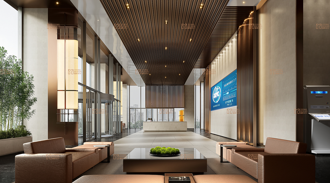 重庆民生银行案例┃工装┃效果图