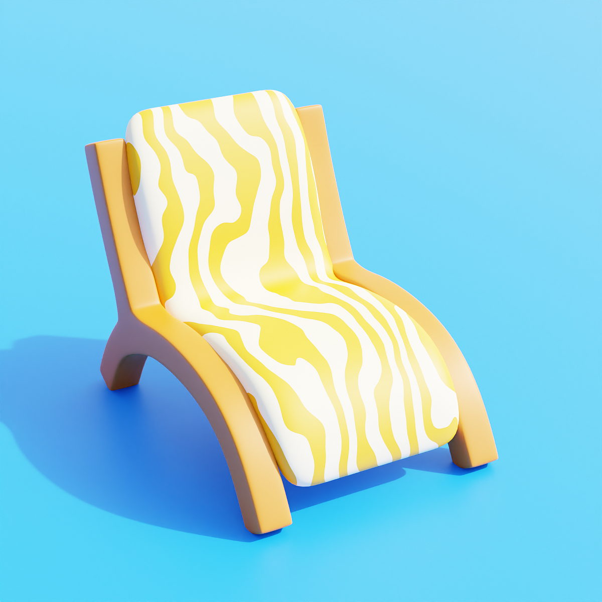 作品二——沙灘椅（圖ZMzM3NzUyMjc2） - 其他三維 - 站酷設(shè)計師YUANS_C原創(chuàng)素材 - 站酷ZCOOL