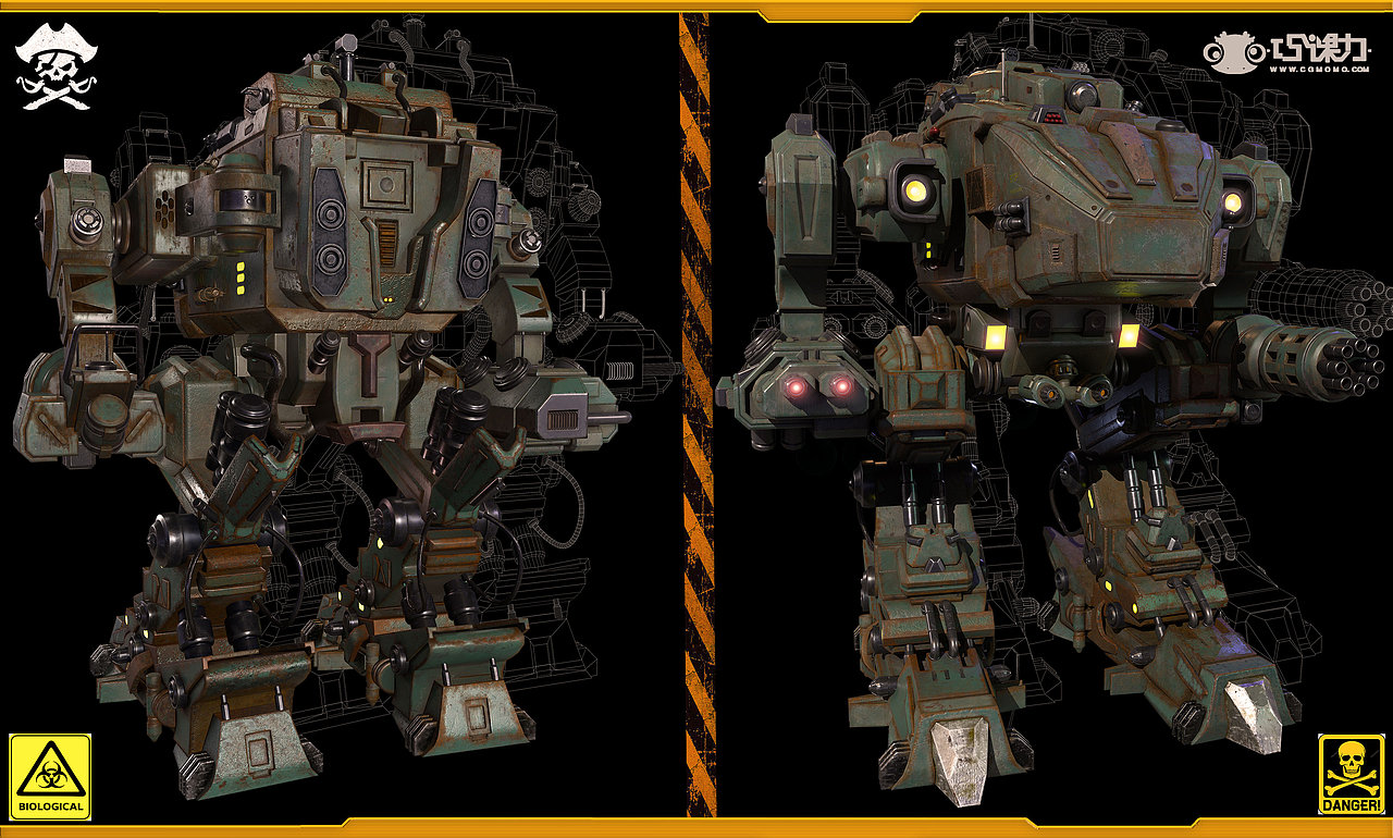 【学生作品】张钟桦 --《战地机甲》