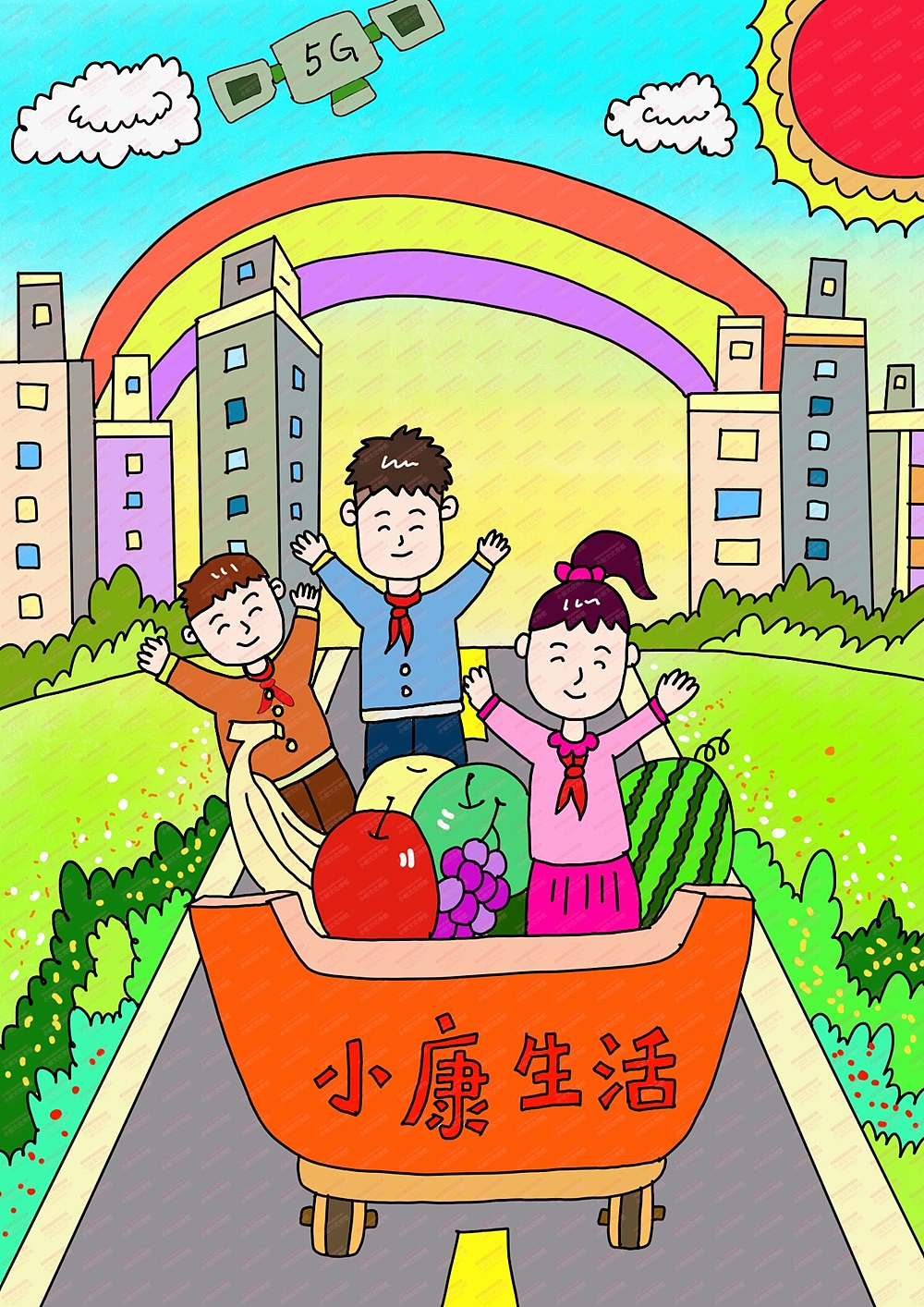 中小学生电脑绘画作品创作制作（图ZMzA5NTEwMTY4） - 儿童插画 - 站酷设计师sucaionline2020原创素材 - 站酷ZCOOL