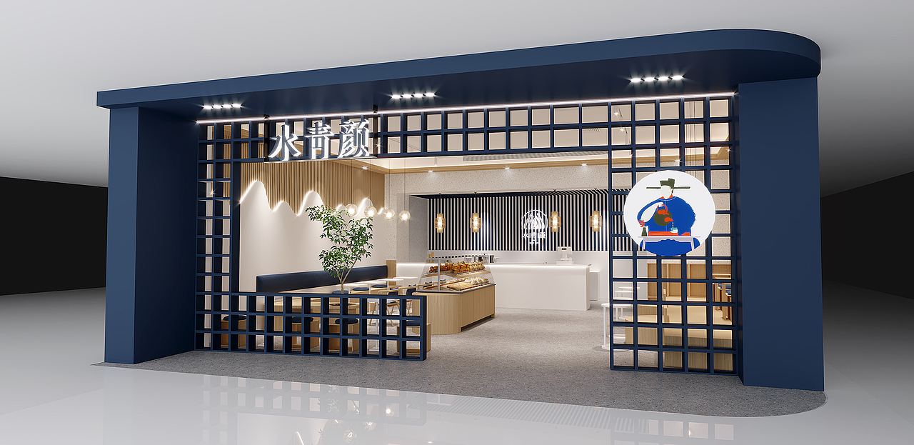 水清颜奶茶店（图ZMjk5MDgyMDQ0） - 商业空间设计 - 站酷设计师雪糕创作原创素材 - 站酷ZCOOL