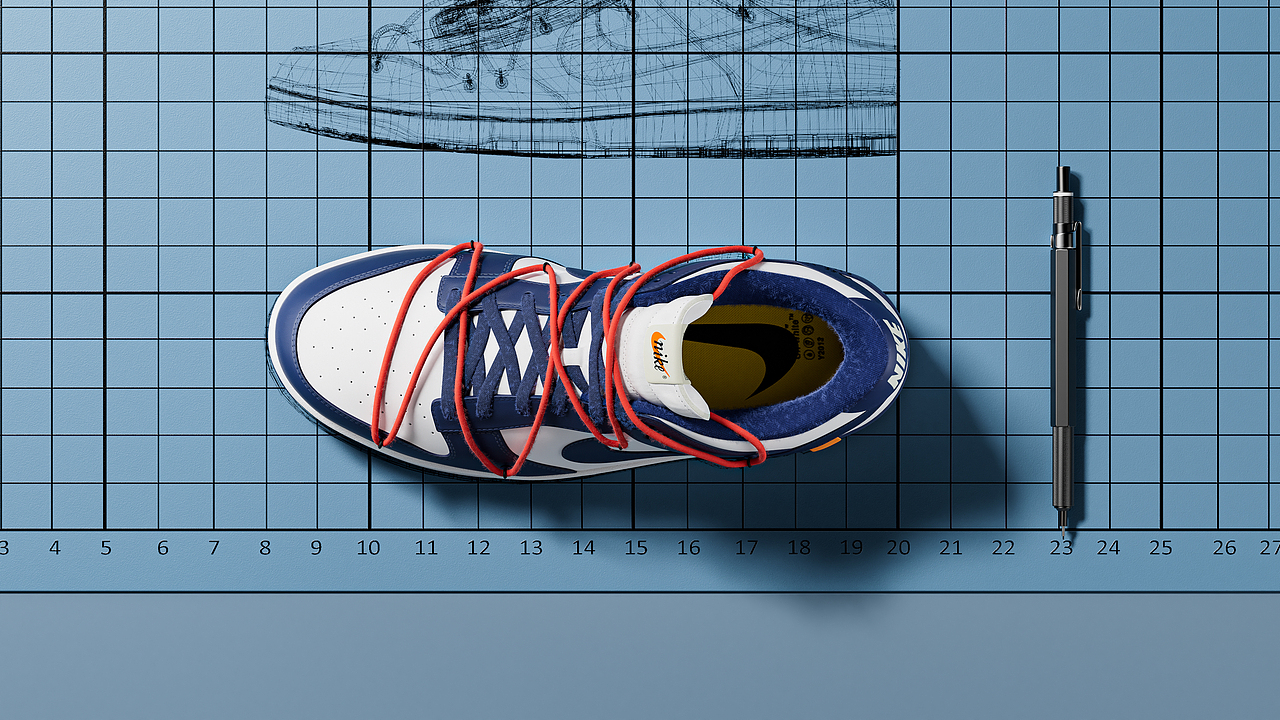 12月的渲染~nike鞋子渲染练习（图ZMzI1ODEwNDI4） - 产品 - 站酷设计师小张与张原创素材 - 站酷ZCOOL