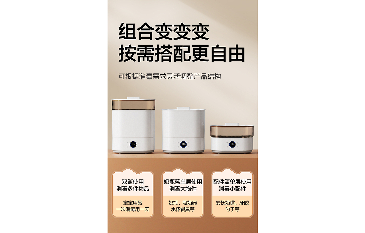 海尔蒸汽消毒器品牌视觉策划（图ZMzU5NDgxOTI4） - 电商 - 站酷设计师ZY朝阳原创素材 - 站酷ZCOOL