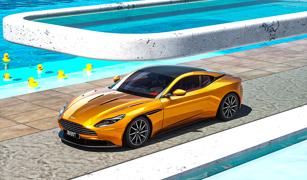 ASTON MARTIN 汽车渲染
