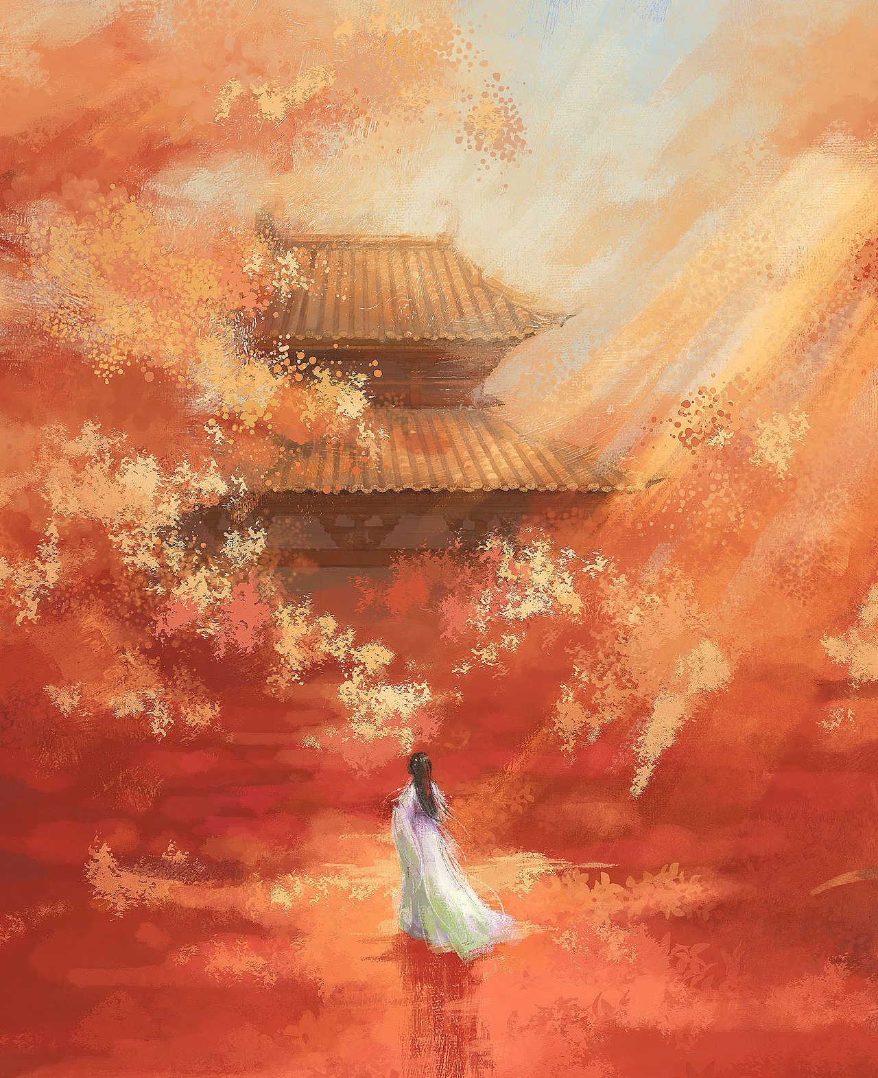 凤凰林（图ZMzQ5NDA0MDAw） - 商业插画 - 站酷设计师牧之的插画原创素材 - 站酷ZCOOL