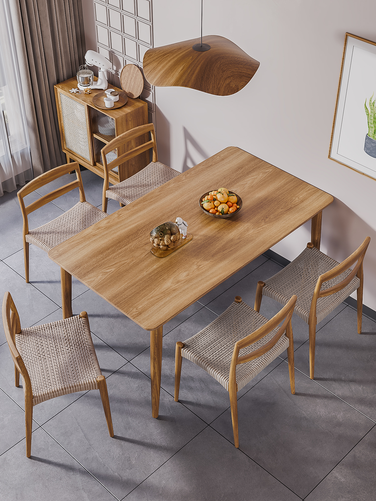 电商实木餐桌表现