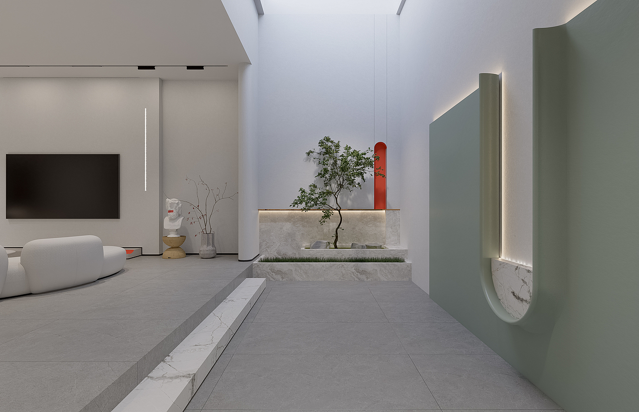 侘寂空间表现D5（图ZMzAwMjM5NDE2） - 家装设计 - 站酷设计师羽沫设计原创素材 - 站酷ZCOOL