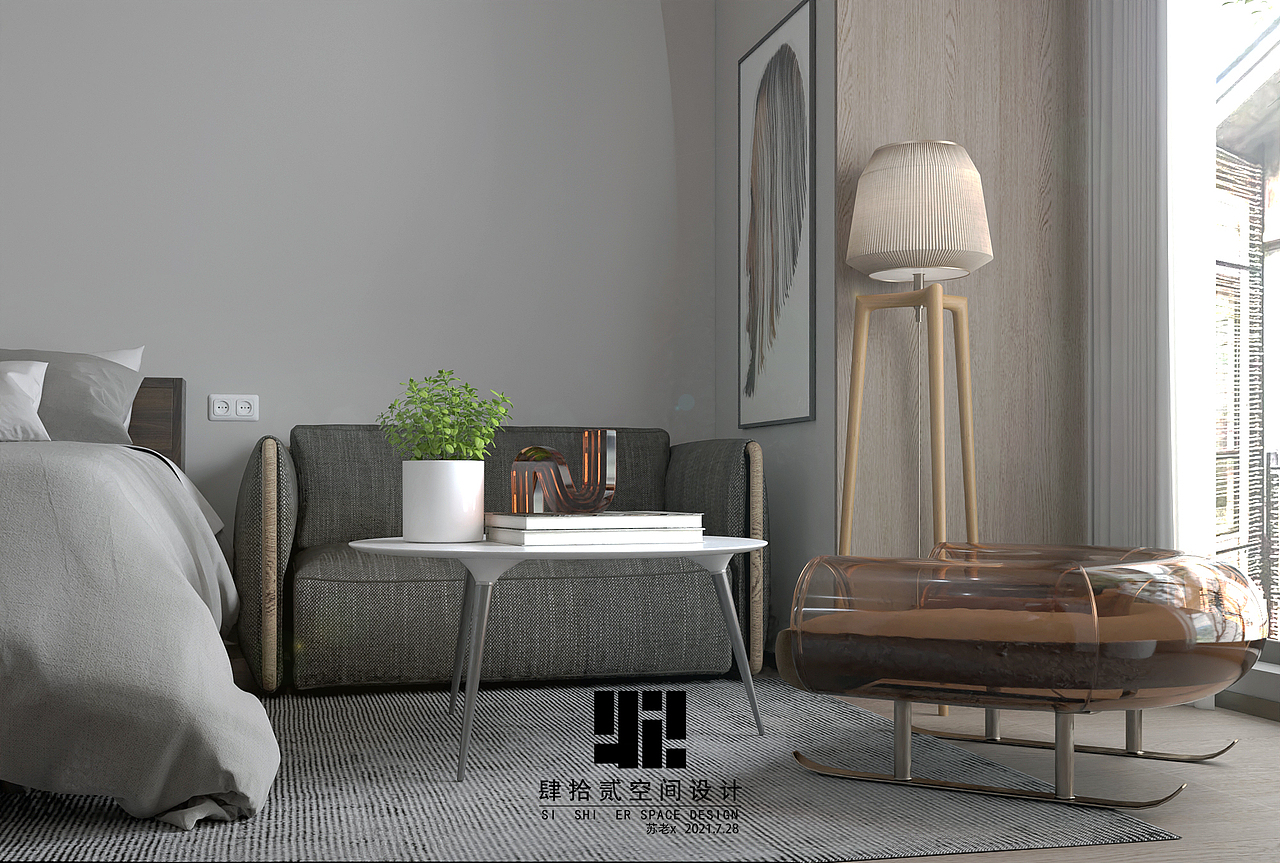 南宁五象某公寓（图ZMjk5MzQwNzY4） - 家装设计 - 站酷设计师苏老X原创素材 - 站酷ZCOOL