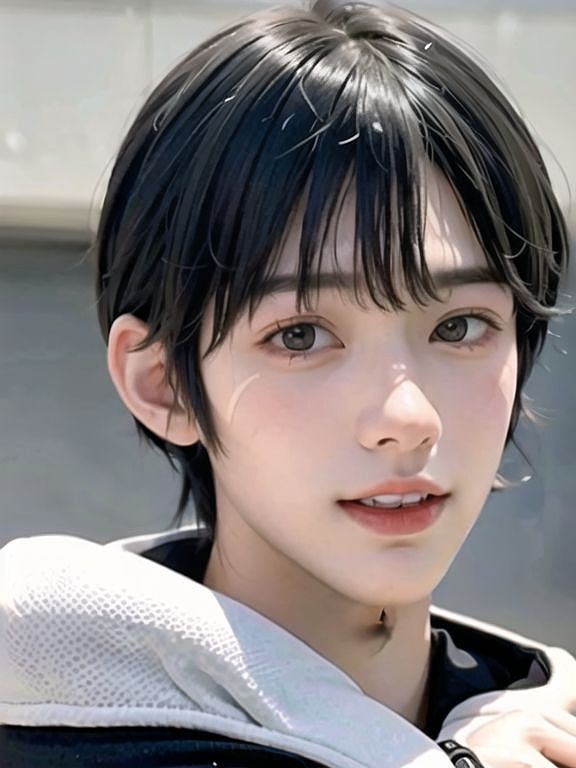 日系陽光男生（圖ZMzQ5NzUwOTEy） - AI作品 - 站酷設(shè)計(jì)師伸長脖子呼吸的貓?jiān)瓌?chuàng)素材 - 站酷ZCOOL