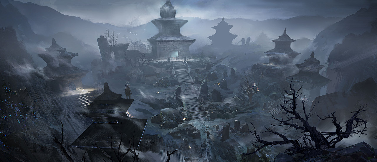 武侠乂-塔林关卡概念