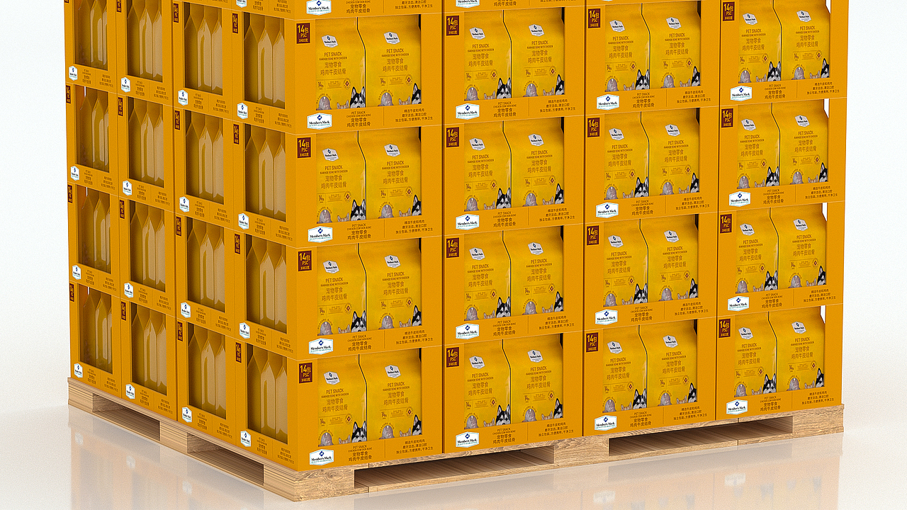 PDQ Pallet Display PDQ展架 宠物零食