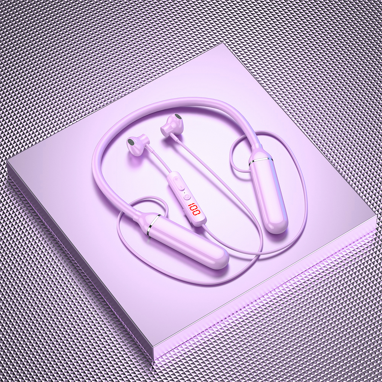 【产品建模渲染】蓝牙耳机/手持风扇