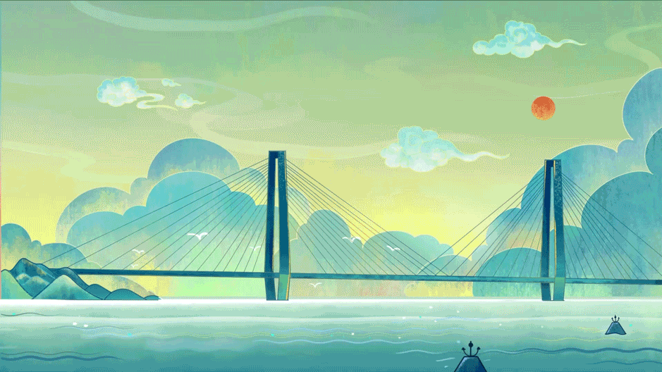 动态插画《我的家乡》（图ZMzE3NTE0NjMy） - Motion Graphic - 站酷设计师彼金原创素材 - 站酷ZCOOL