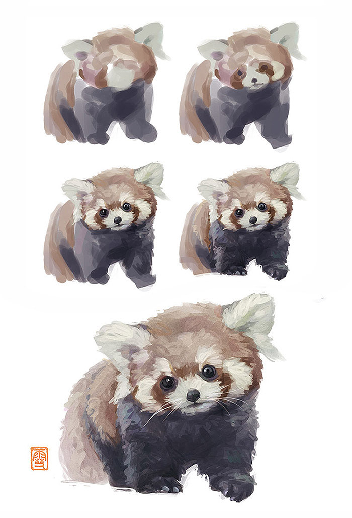 画了一堆奶fufu的小熊猫（图ZMzM5NjAwOTA0） - 商业插画 - 站酷设计师雪娃娃童画原创素材 - 站酷ZCOOL