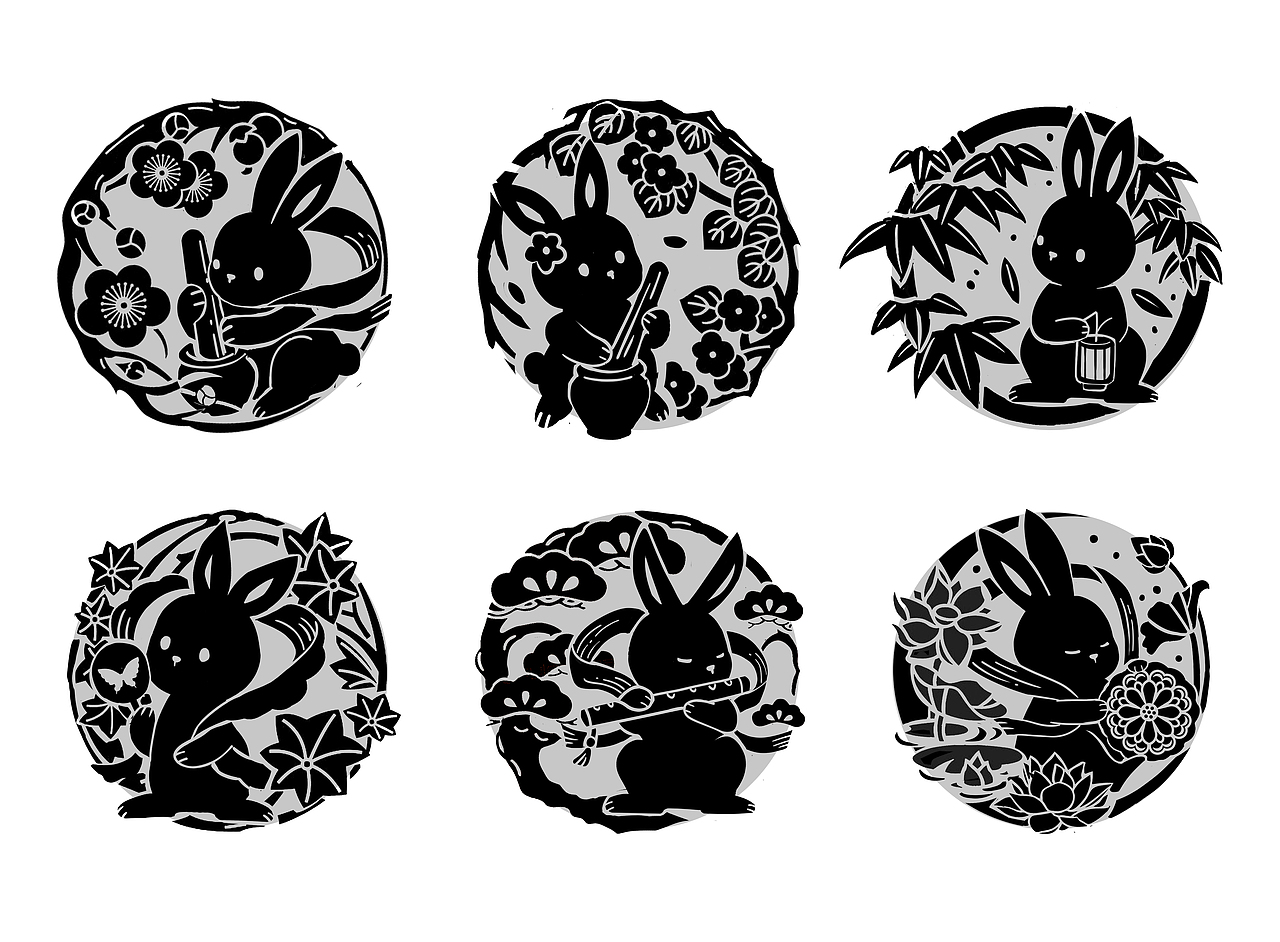 中秋月饼礼盒设计（图ZMzUxNzEyMzA4） - 包装 - 站酷设计师一大杯橙子汁原创素材 - 站酷ZCOOL