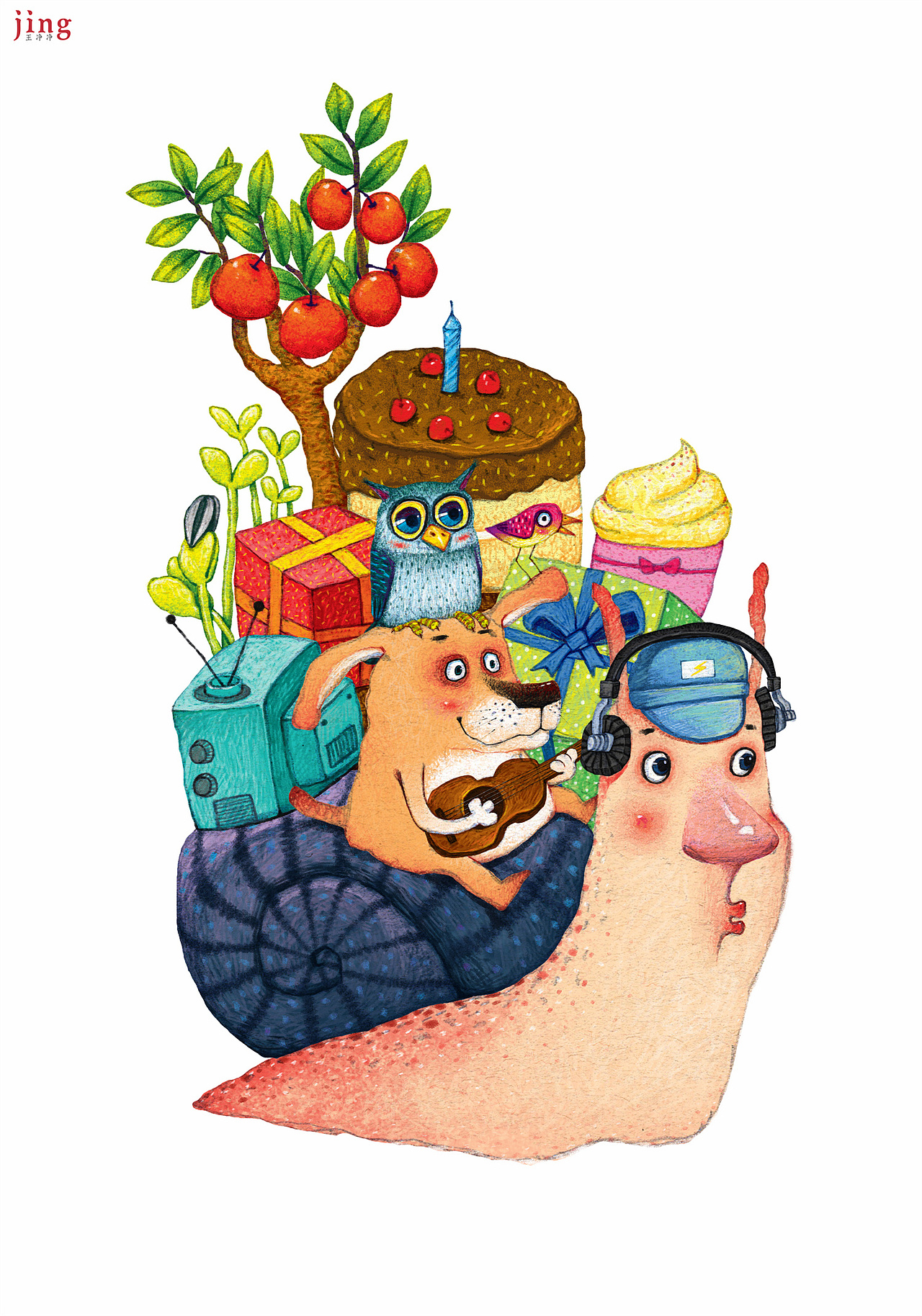 兔年插画 28幅可爱小兔子插画_画儿晴天-站酷zcool