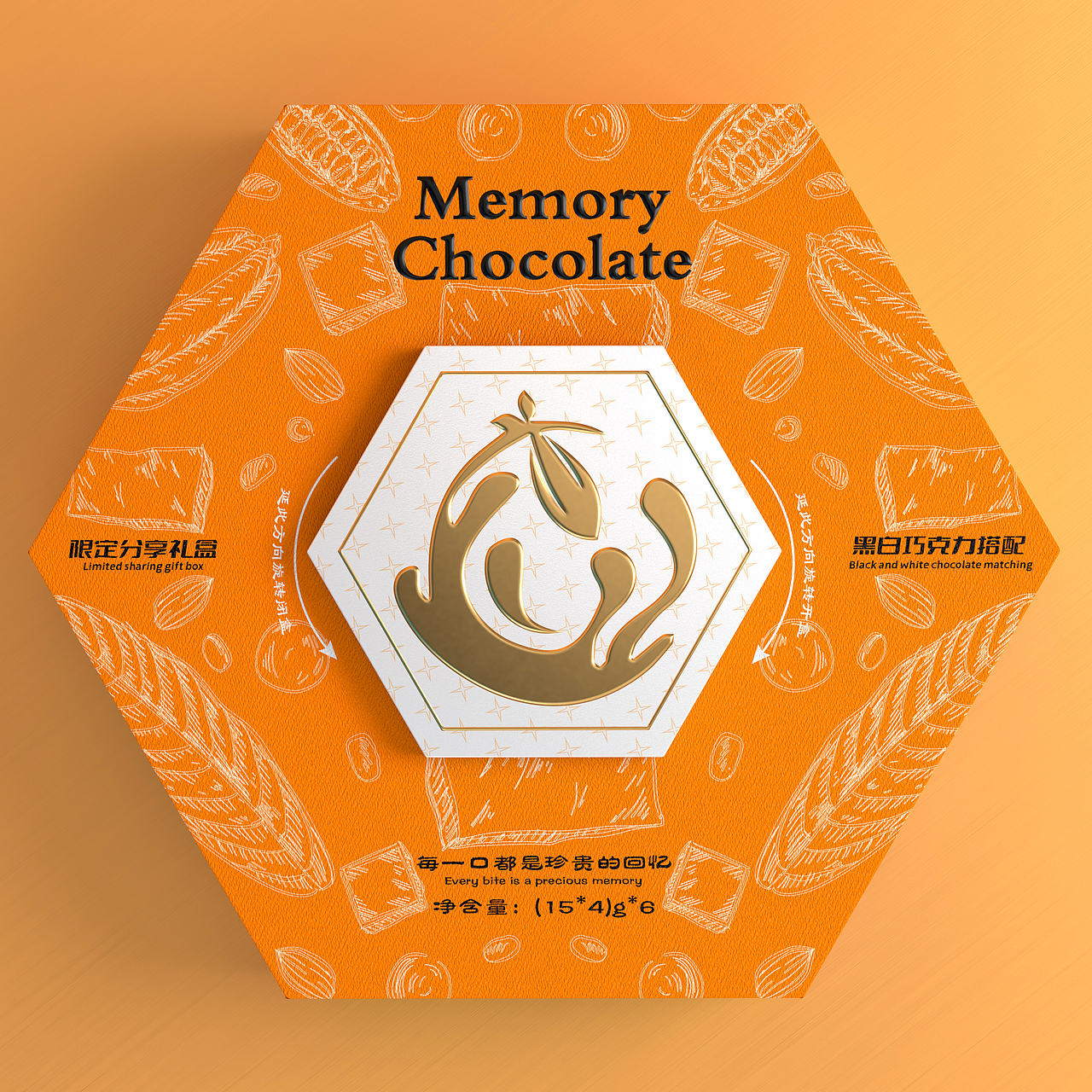 Memory Chocolate | 旋转分享礼盒包装设计