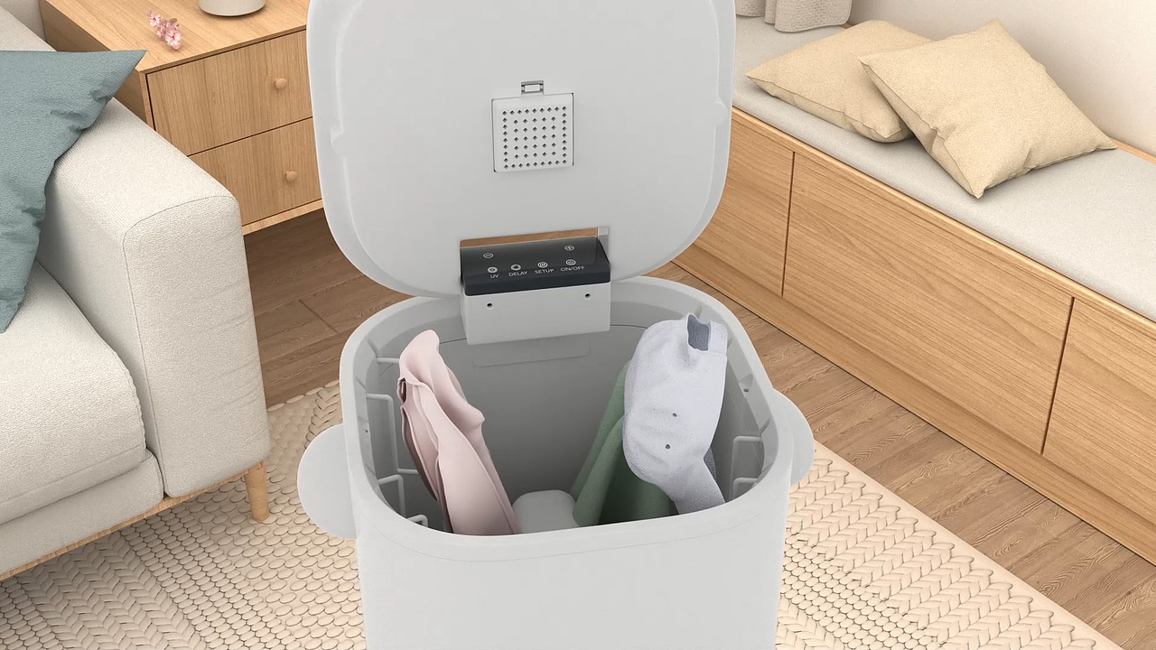 木纹毛巾桶-产品动画视频