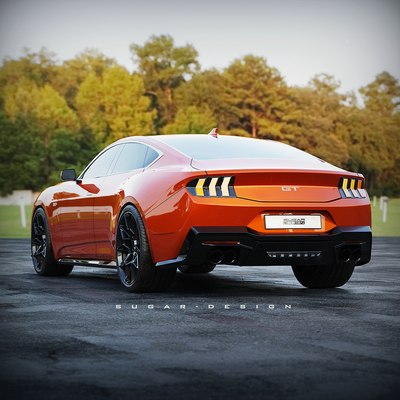 福特野马四门轿跑车新车预览!