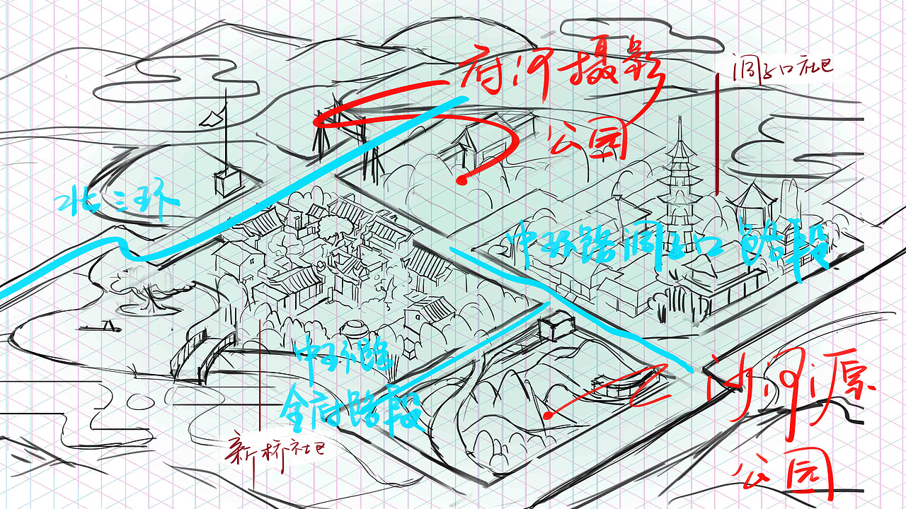 四川成都市金牛区廉洁文化社区中国风国潮地图设计（图ZMzIxMzUwNTI4） - 商业插画 - 站酷设计师连书雁原创素材 - 站酷ZCOOL