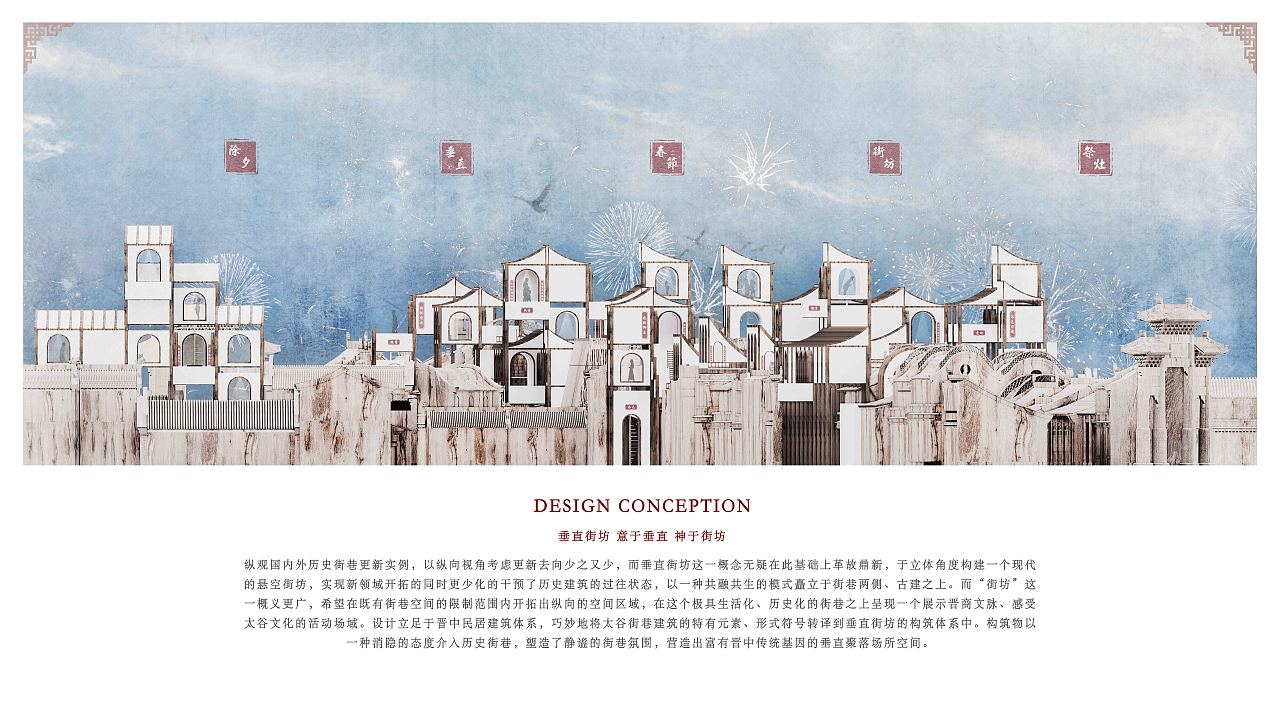 垂直街坊-基于城市更新视角下晋中历史街巷重构计划（图ZMzA0NDY1Mjky） - 建筑设计 - 站酷设计师Z593071097原创素材 - 站酷ZCOOL