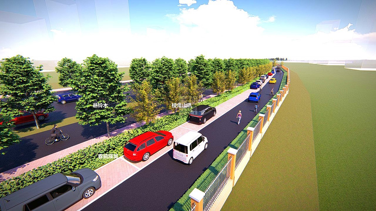 道路绿化景观设计方案 退界绿化 防护绿地（图ZMzI3NjAwODY4） - 景观设计 - 站酷设计师九渊鲤JYL原创素材 - 站酷ZCOOL