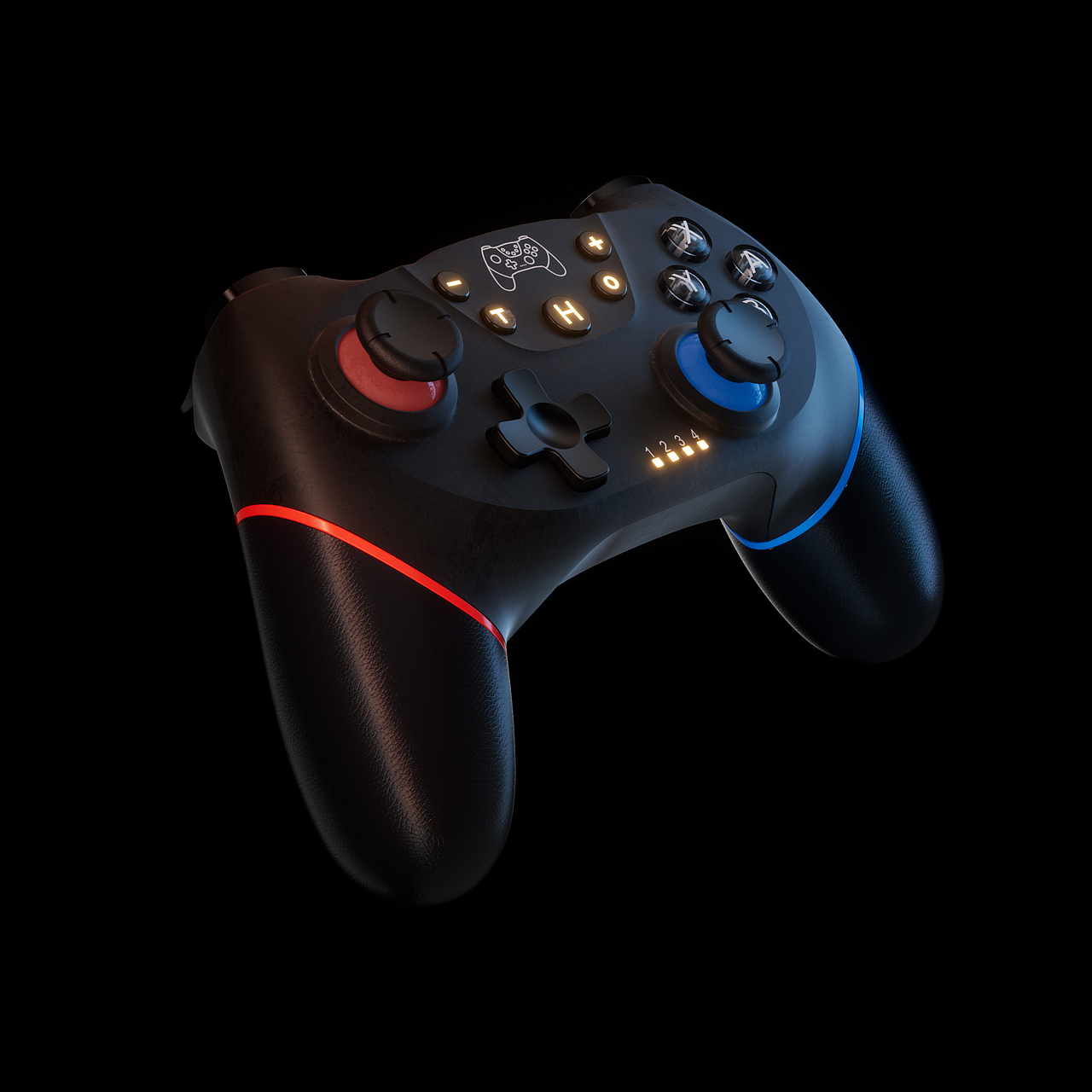 【渲染-通吃岛】游戏手柄