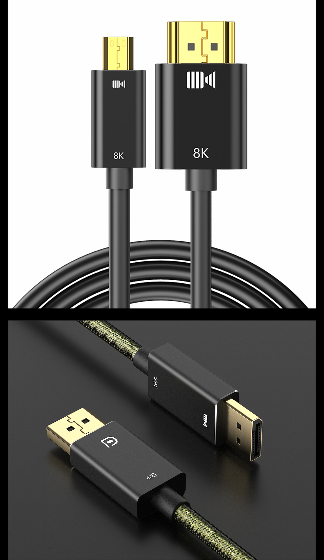 C4D建模渲染-3c/音频类产品/线缆-主图/白底图