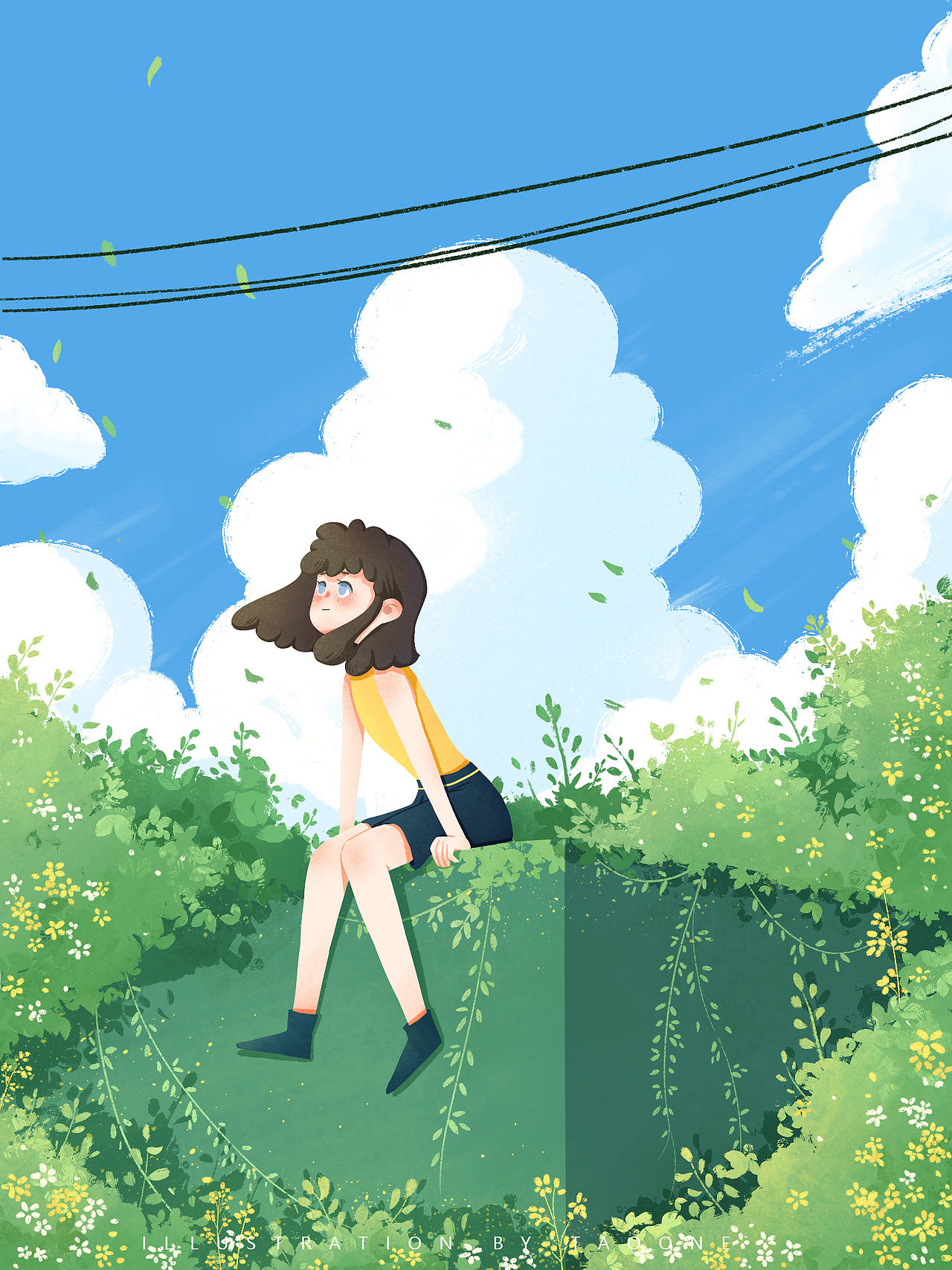 治愈系插画合集（图ZMzExMjI0MDc2） - 创作习作 - 站酷设计师桃壹TY原创素材 - 站酷ZCOOL