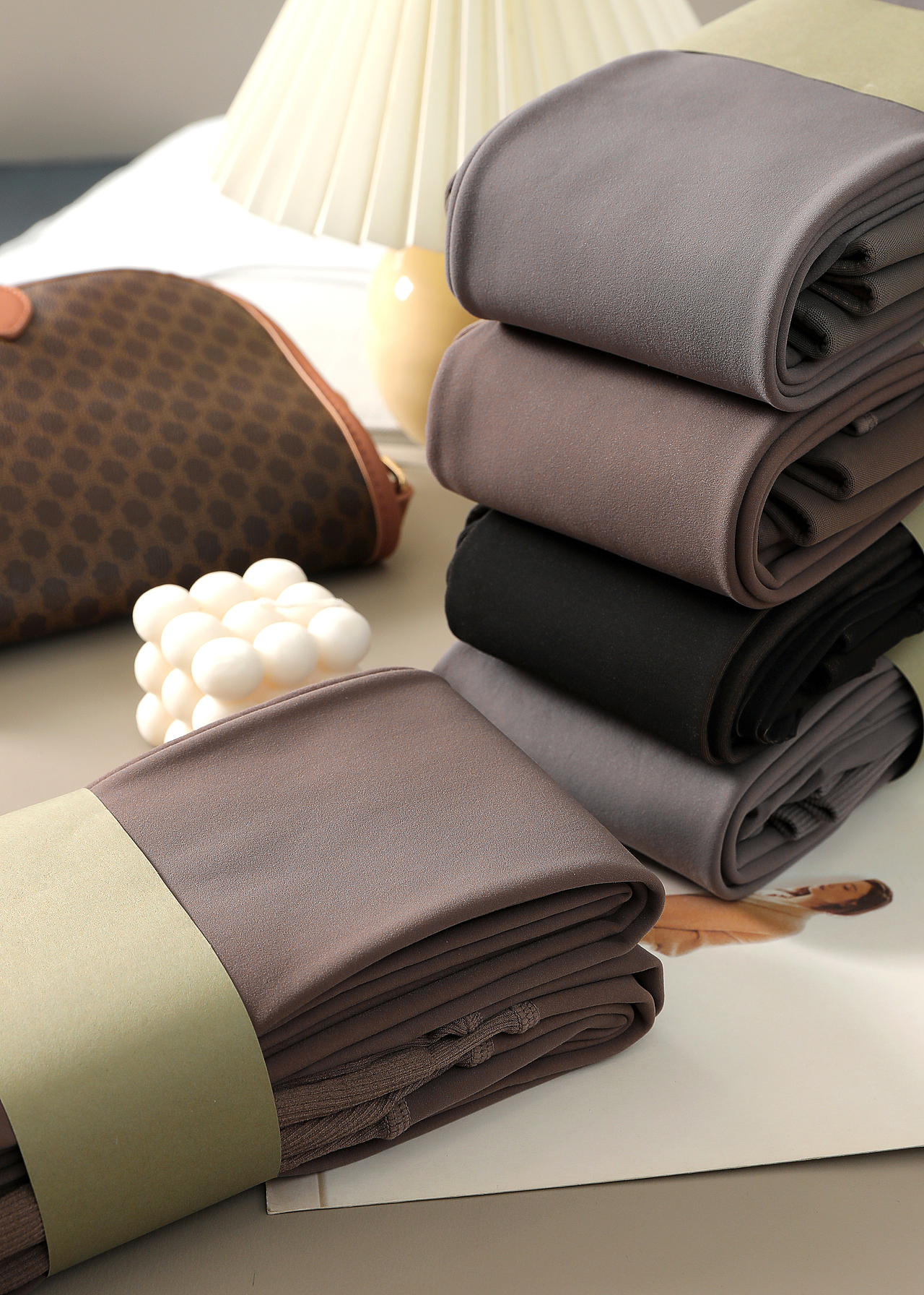 空姐灰打底裤の静物拍摄