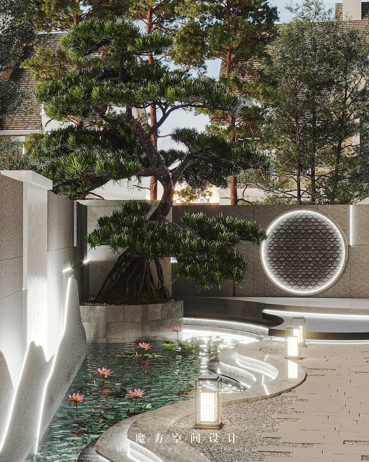 【魔方】青岛•法式中国风别墅项目