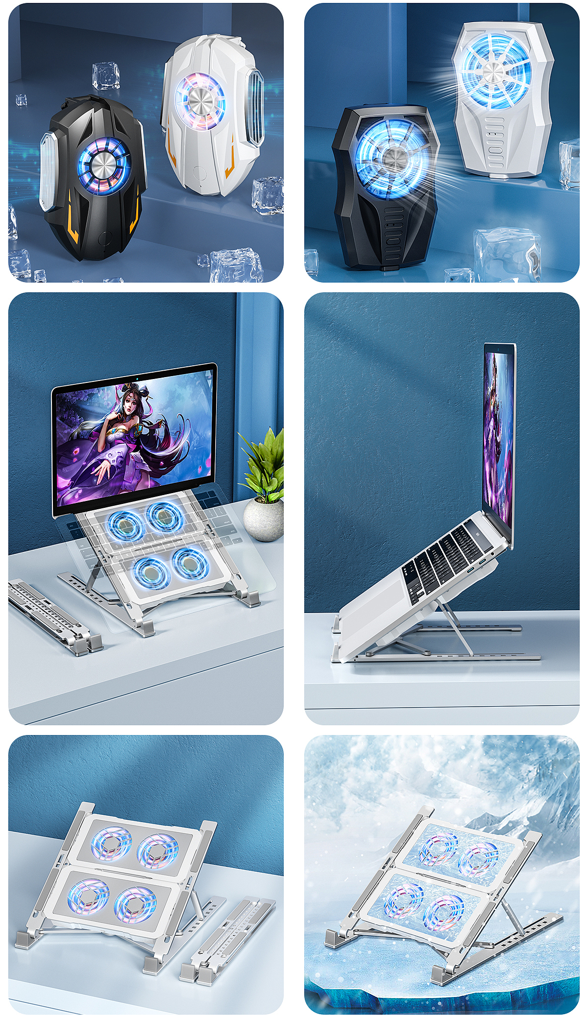 散热器OC渲染（图ZMjk4NDI4NDI0） - 产品 - 站酷设计师学渣女原创素材 - 站酷ZCOOL