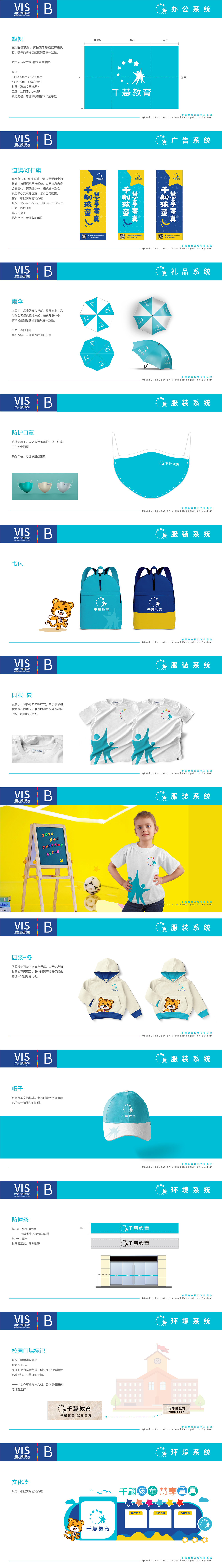 重庆市千慧教育总园区VIS设计（图ZMzA3MzA0MzM2） - 品牌 - 站酷设计师AkiraTaku原创素材 - 站酷ZCOOL