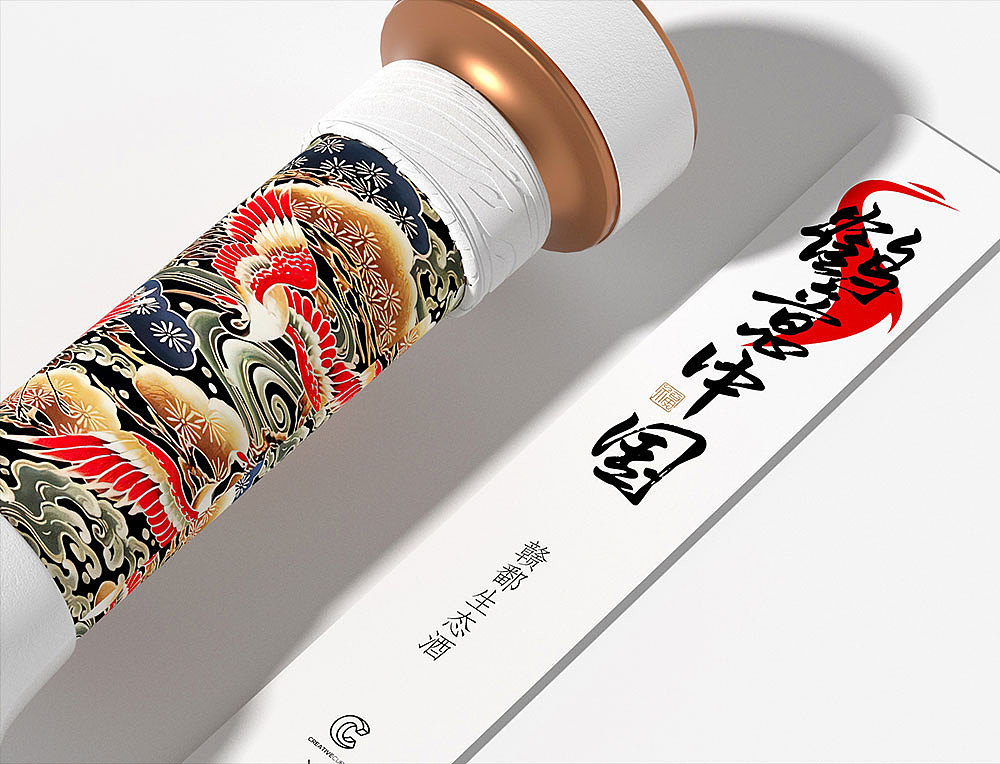 鶴意中國丨白酒丨包裝設(shè)計(jì)（圖ZMzE3Nzc1MDY4） - 包裝 - 站酷設(shè)計(jì)師夏禾lab原創(chuàng)素材 - 站酷ZCOOL