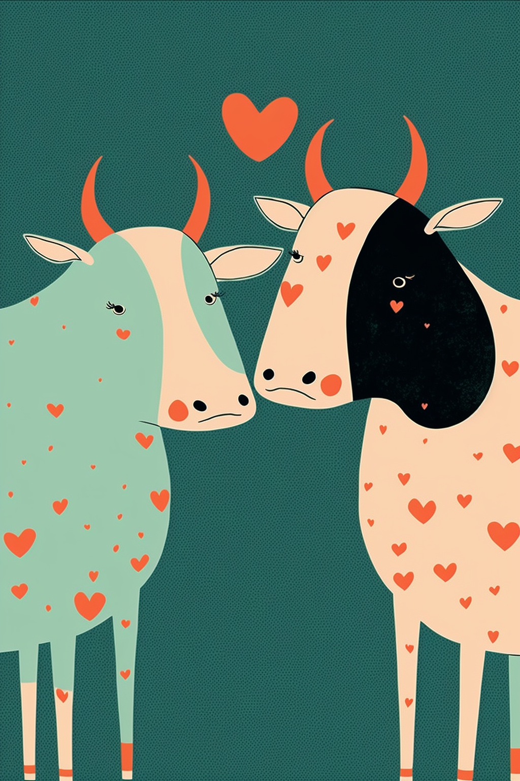 动物爱情的气氛海报儿童插画（图ZMzMxNjc5MDA0） - 绘本 - 站酷设计师子都树蚁原创素材 - 站酷ZCOOL